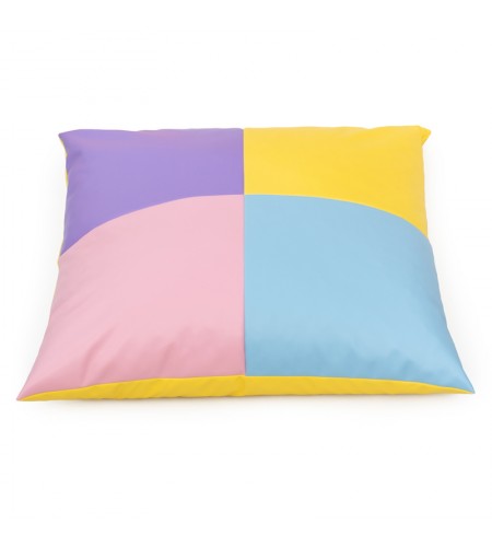 Puff Almofadão Gigante Quadrado 4 Cores