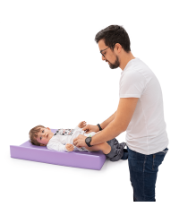 Colchão Muda Fraldas - 70 x 50 cm - Lilás